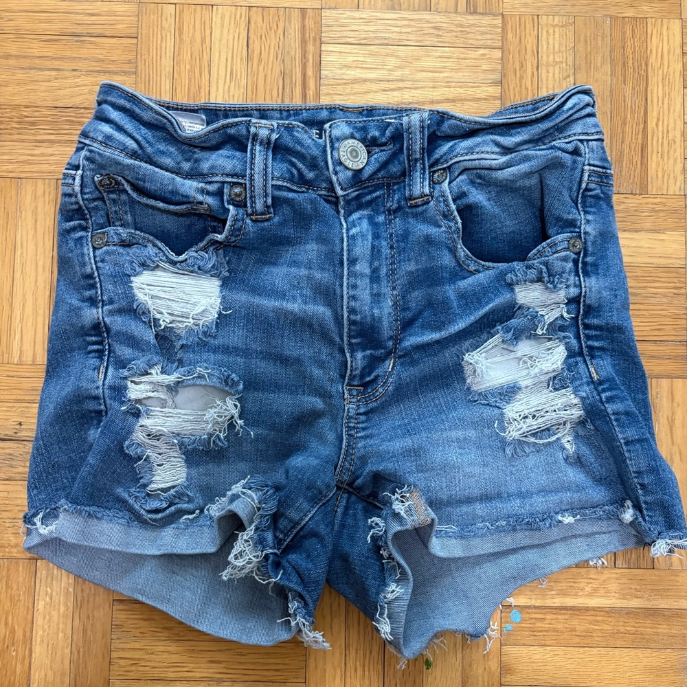 American Eagle Blue Denim Shorts